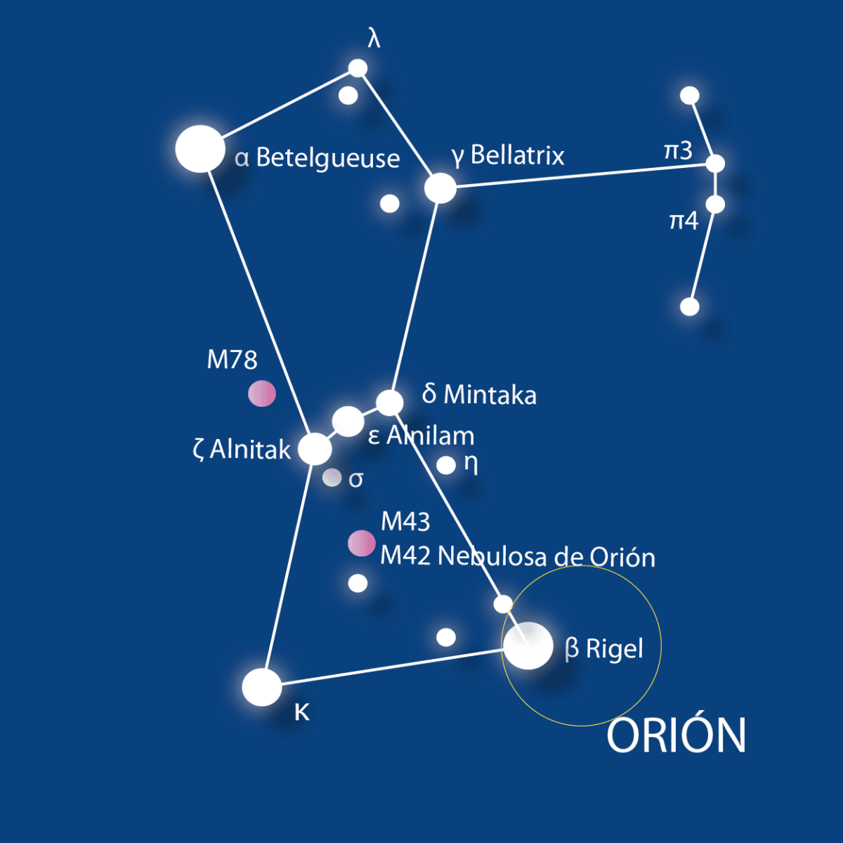 Ярчайшая звезда ориона. Созвездие Ориона схема с названиями звезд. Орион Созвездие схема самая яркая звезда. Созвездие Орион Бетельгейзе ригель. Беллатрикс звезда в созвездии Ориона.