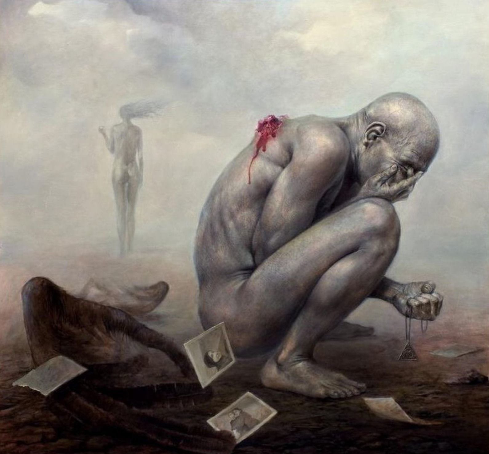 Люди теряют человеческий облик. Дариуш Завадский картины уныние. Дариуш Завадский художник картины. Польский художник Здзислав Бексиньский.