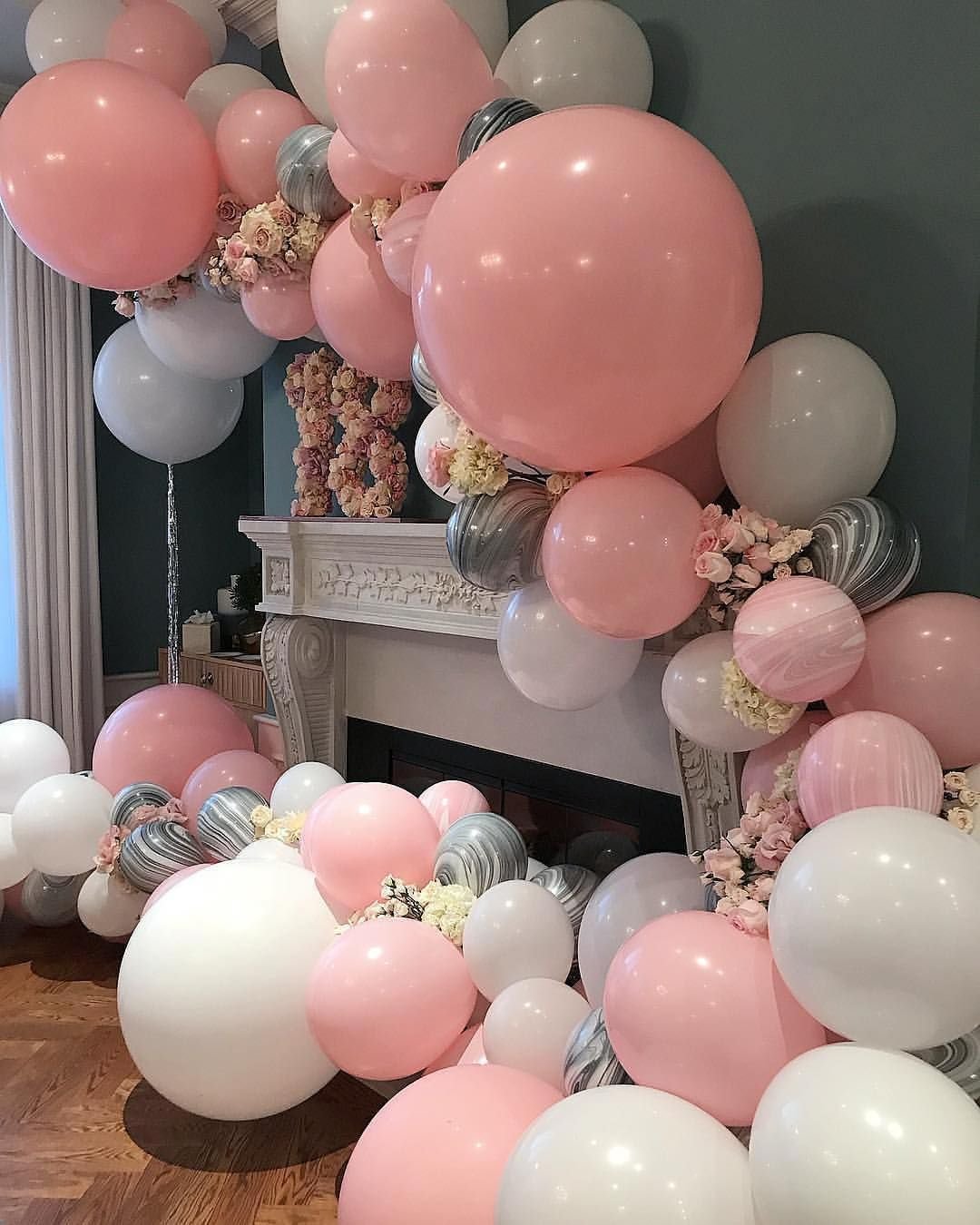Шары сочетание цветов. Стильные шары. Красивые шары на день рождения девушке. Пудровые шары. Красивые шары на день рождения девочке.
