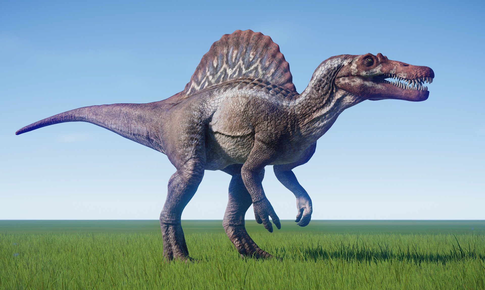 Большой динозавр хищник