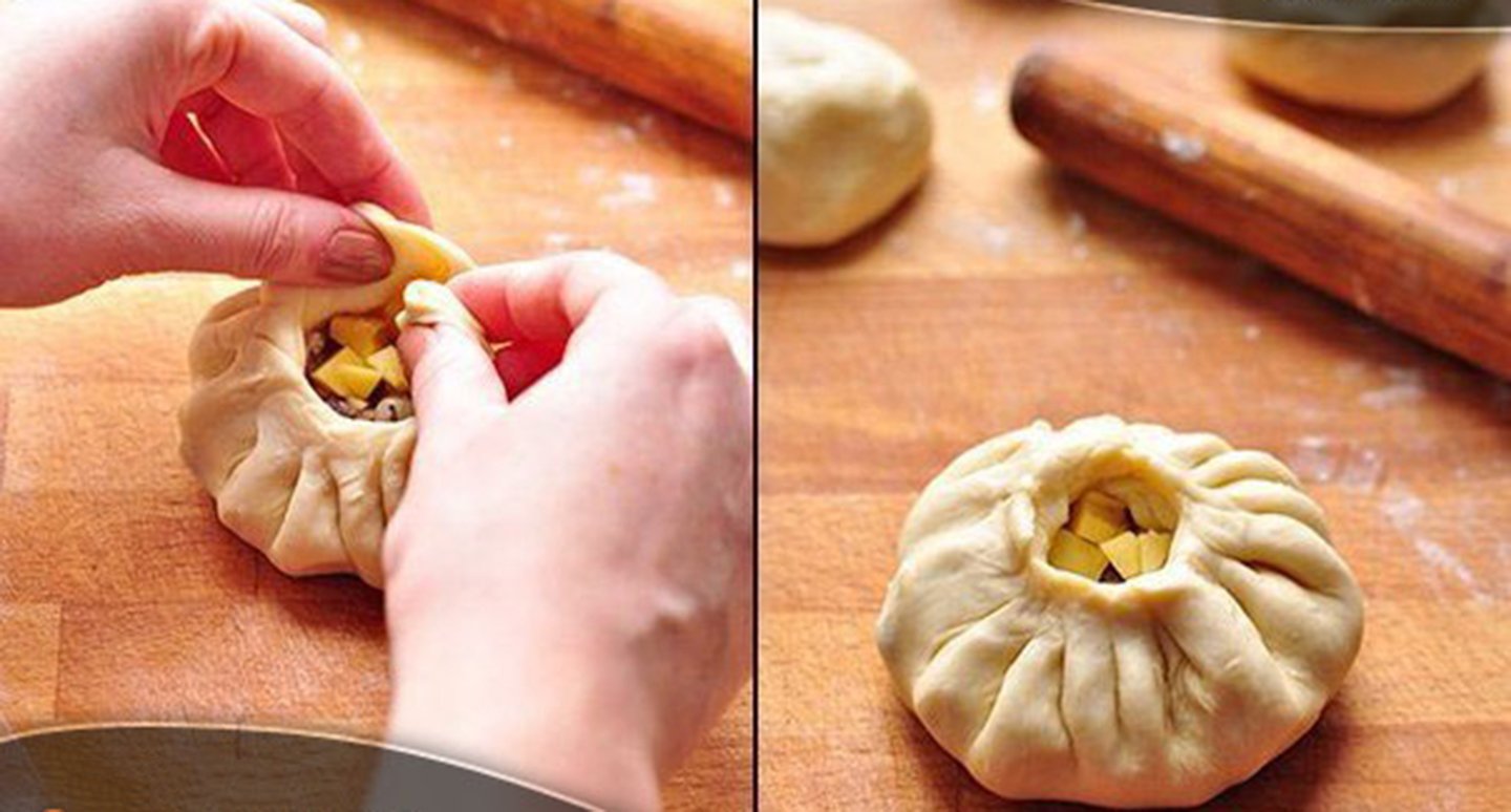 Способы приготовления пирогов. ВАК балиш. ВАК балиш (маленькие пироги с мясом и картошкой). Татарские пирожки ВАК-балиш. ВАК балиш форму.