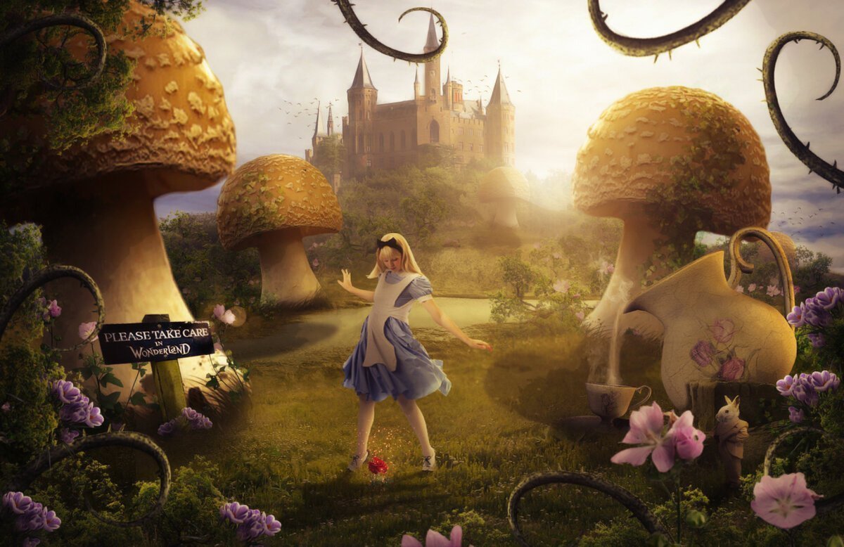 Чудесный мир дата выхода. Алиса Тима Бертона. Элис Вандерленд. Алиса в стране чудес Дисней. Сказочный фон Алиса в стране чудес.