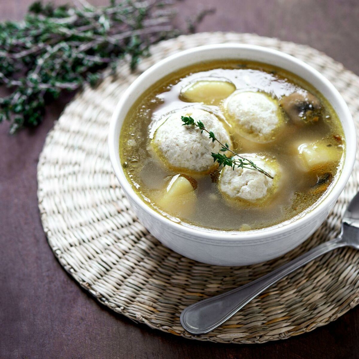Суп с сырными клецками пошаговый рецепт с фото