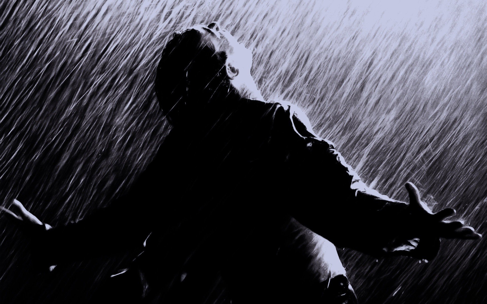Что хорошего в печали. Побег из Шоушенка под дождем. Дождь одиночество. Одиночество под дождем. Мужчина под дождем.