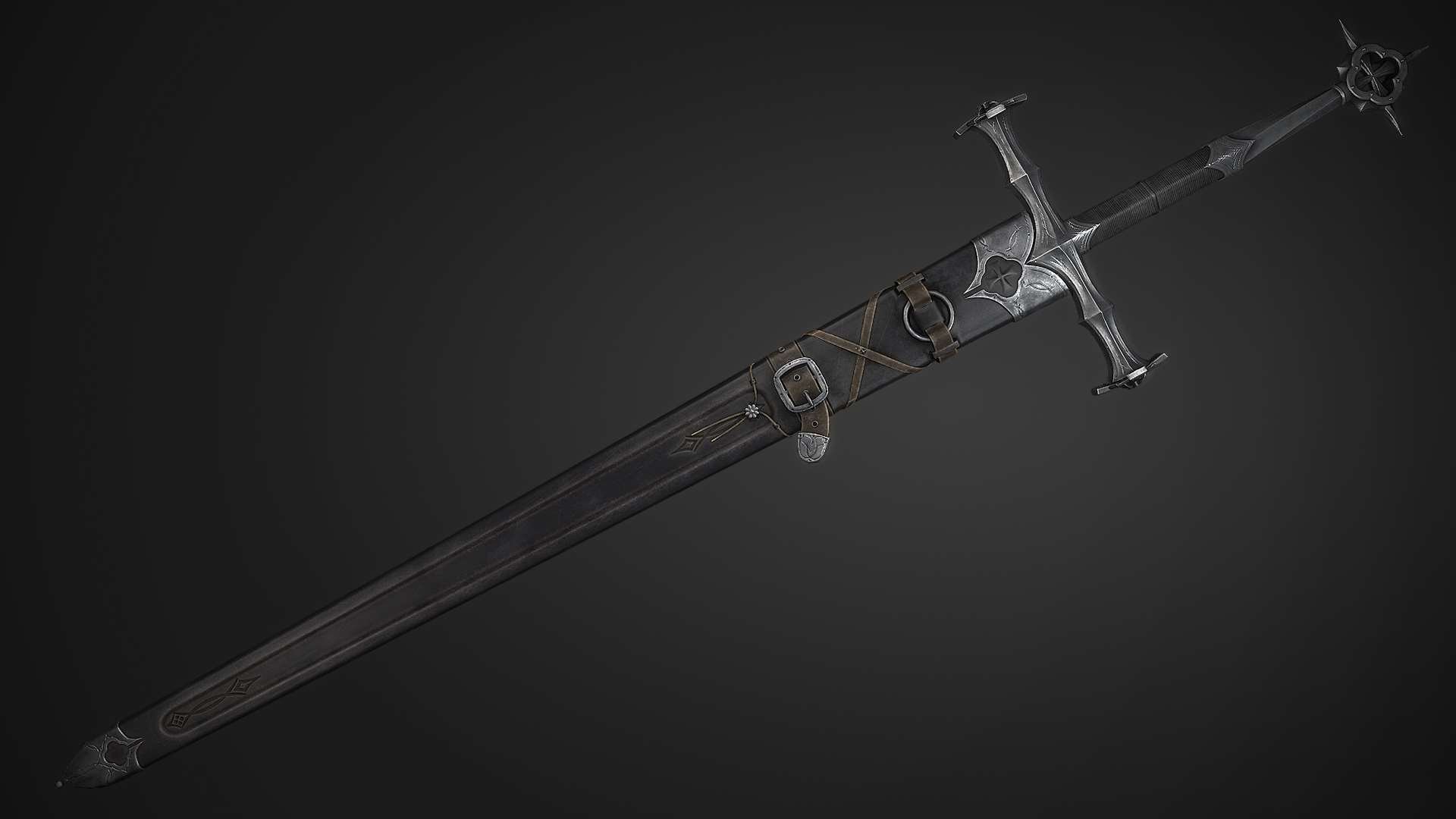Благословленное оружие. Skyrim меч тёмного крестоносца. Скайрим меч крестоносца. Меч темного крестоносца скайрим. Скайрим мод двуручный меч крестоносца.