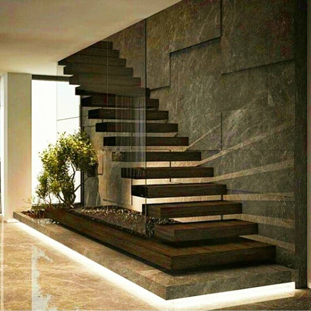 Красивые лестницы из бетона