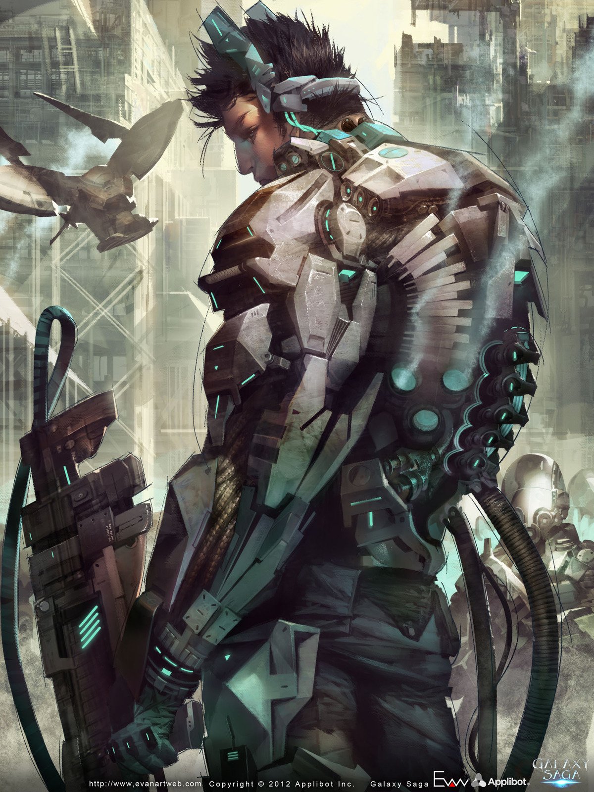 Cyberpunk character concept фото 80