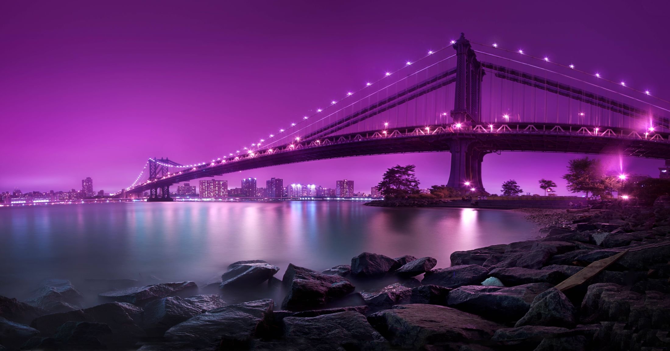 Самые красивые обложки. Мост, Нью-Йорк, река, Манхеттен. Бруклинский мост Нью-Йорк. Бруклинский мост ночью фиолетовый. Манхэттенский мост.