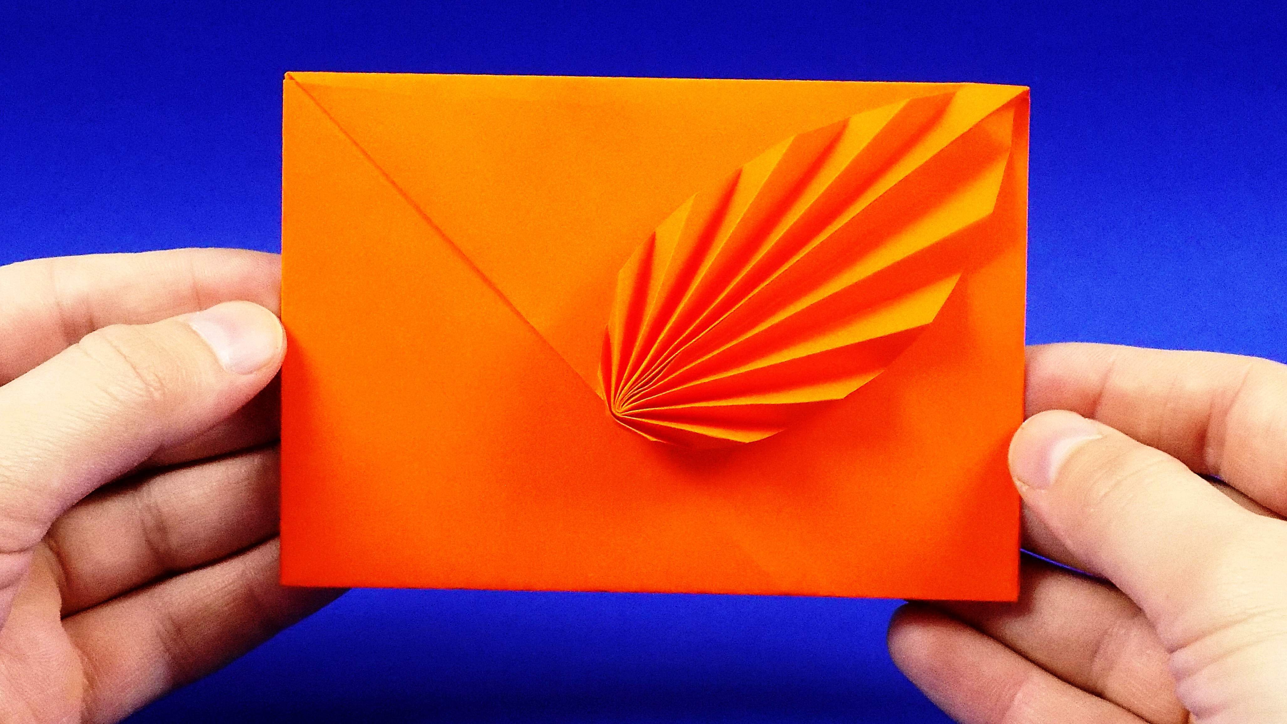 Конверт своими руками из бумаги без клея. Конверт из цветной бумаги. Конверт оригами. Оригинальные конверты из бумаги. Объемный конверт.