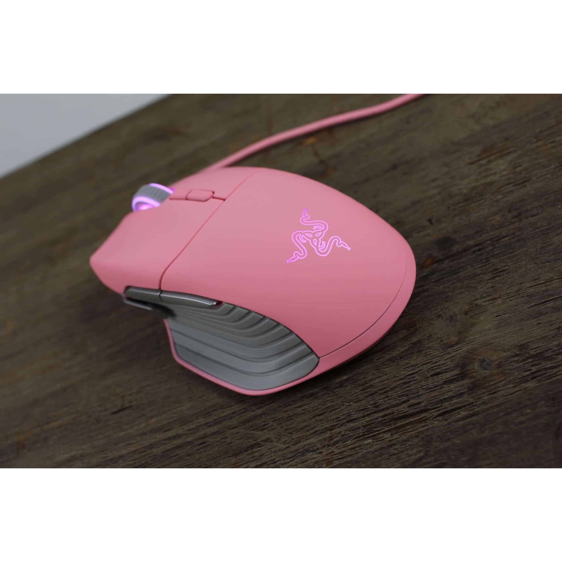 Розовая беспроводная мышь