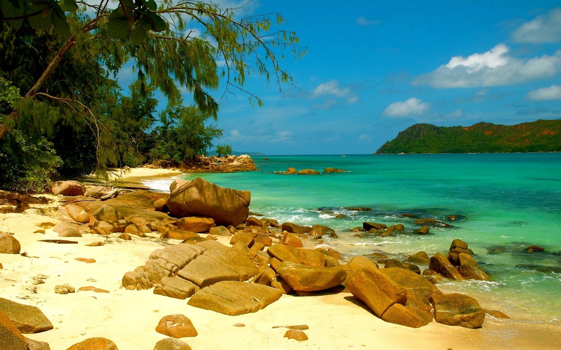 Бесплатное видео дикого пляжа. Фернандо-де-Норонья Бразилия. Тропический пляж.