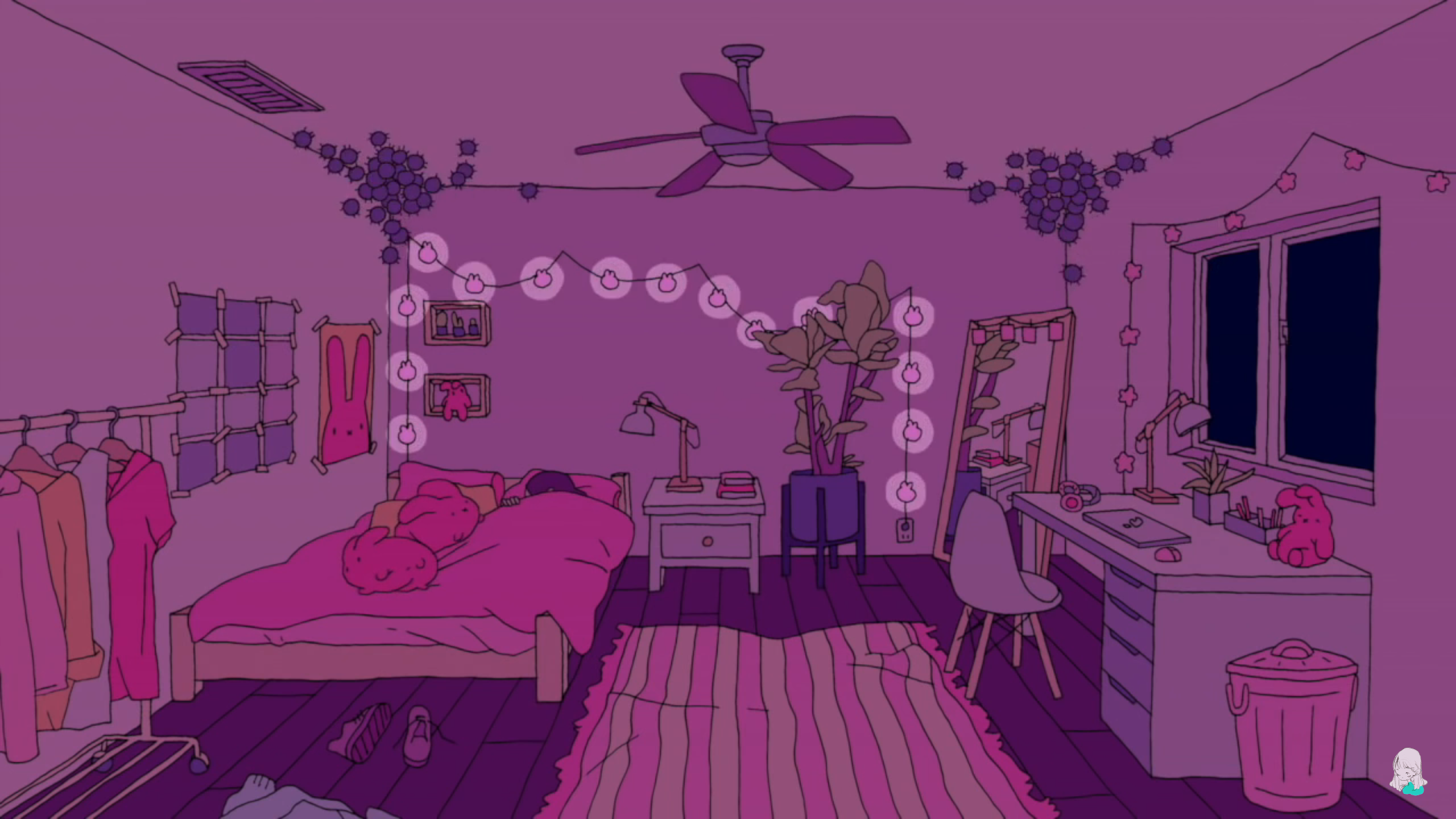 Извини это моя комната часть. Инди КИД Эстетика фиолетовый. Розовая комната для девушки. Комната спальня в мультяшном стиле.