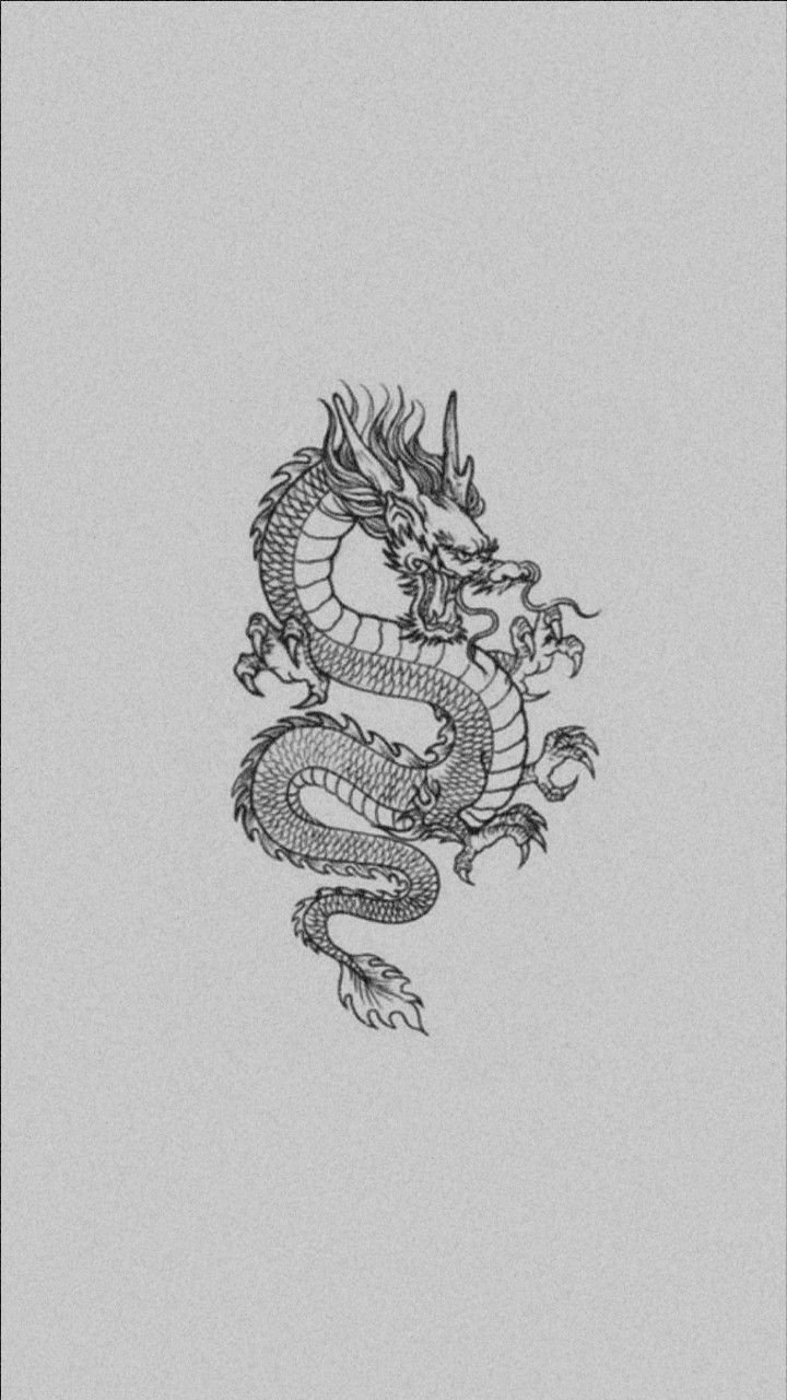 Китайский дракон красивый