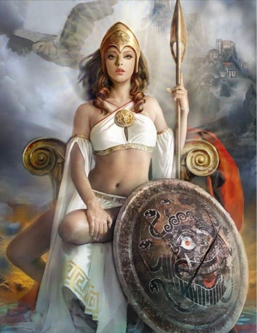 Какую богиню называли воительница. Греческая богиня Афина. Афина Паллада богиня. Афина Минерва богиня. Афина Паллада мифология.