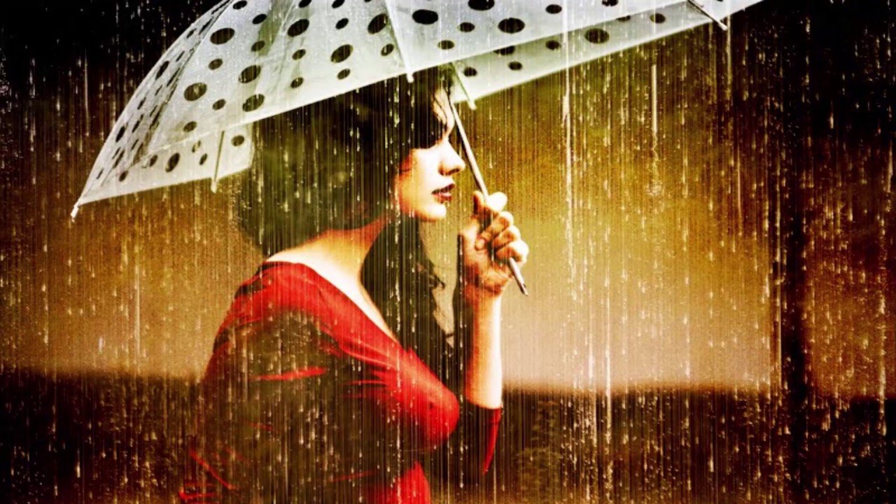 Девушка дождь