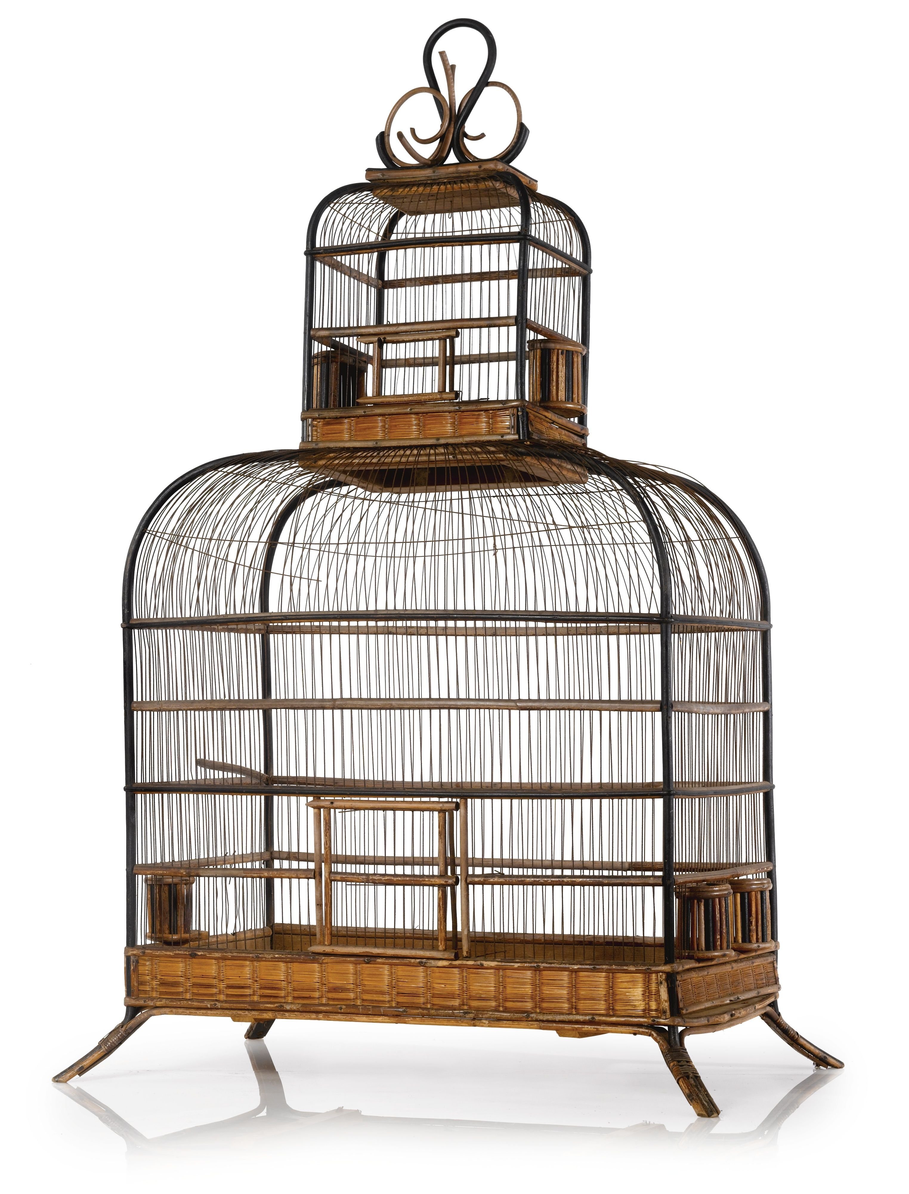 Самая древняя клетка. «Птичья клетка» («la Cage d’oiseaux»), 1750г. Старинная клетка для птиц. Красивая клетка.