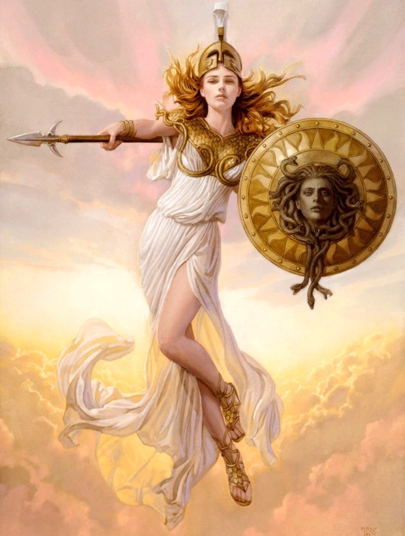 Красивая афина богиня - 82 фото