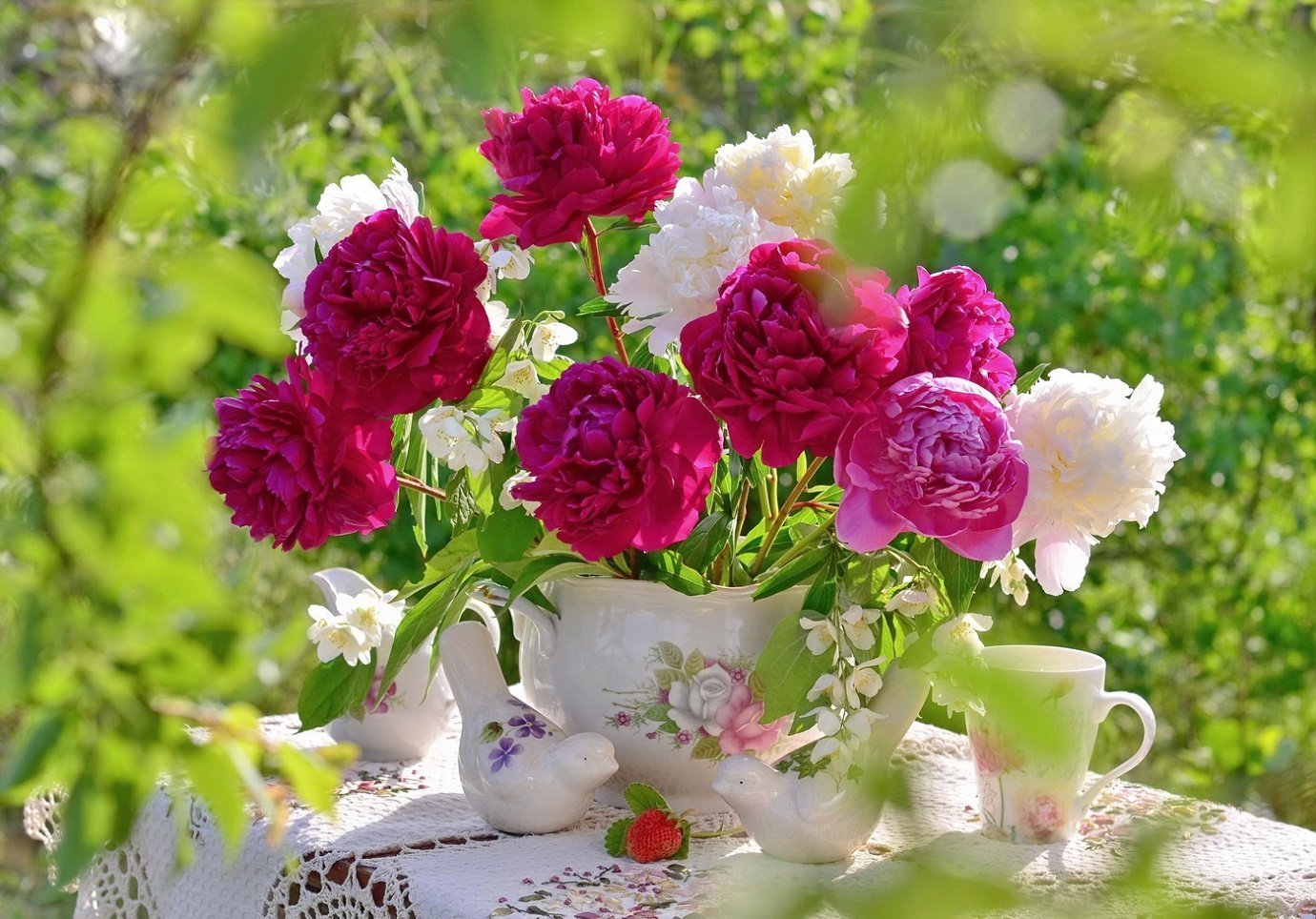 С добрым утром и хорошего дня картинки красивые цветы