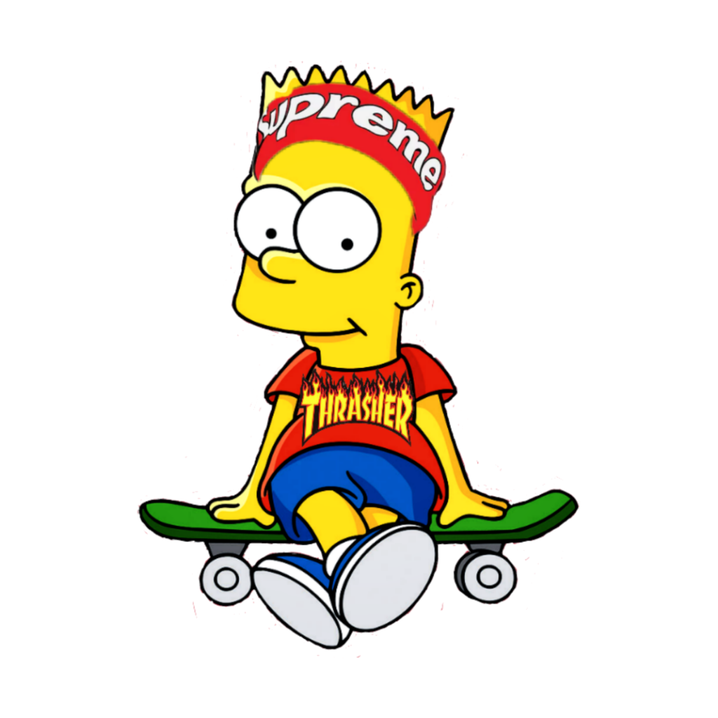Джан барт. Барт симпсон. Барт симпсон трэшер. Барт Supreme. Бард симппсон.