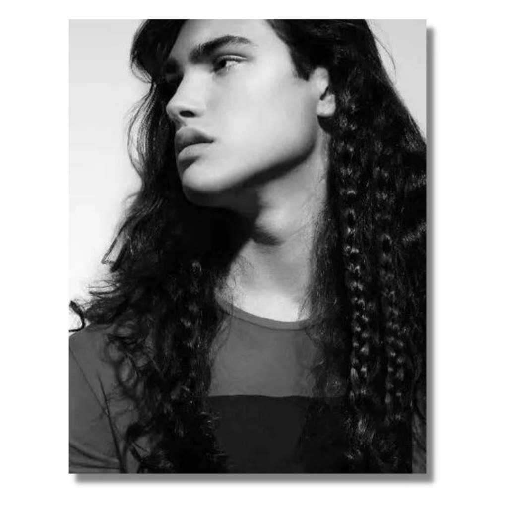 фотографии мужчин с длинными волосами