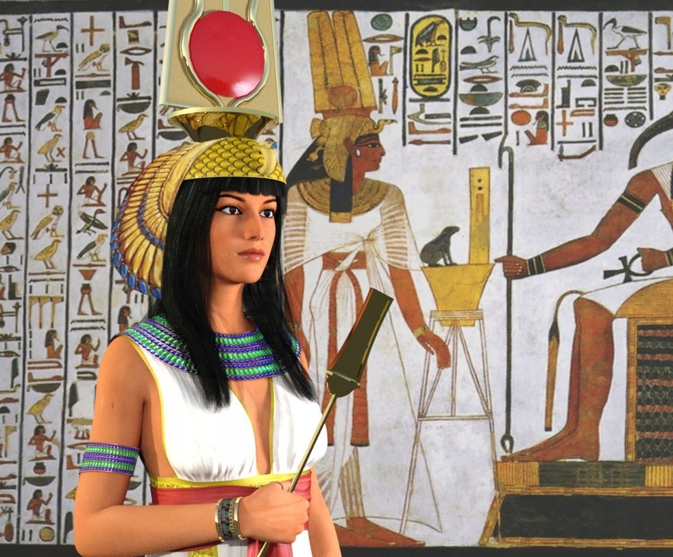 Древний Египет Нефертити и Клеопатра