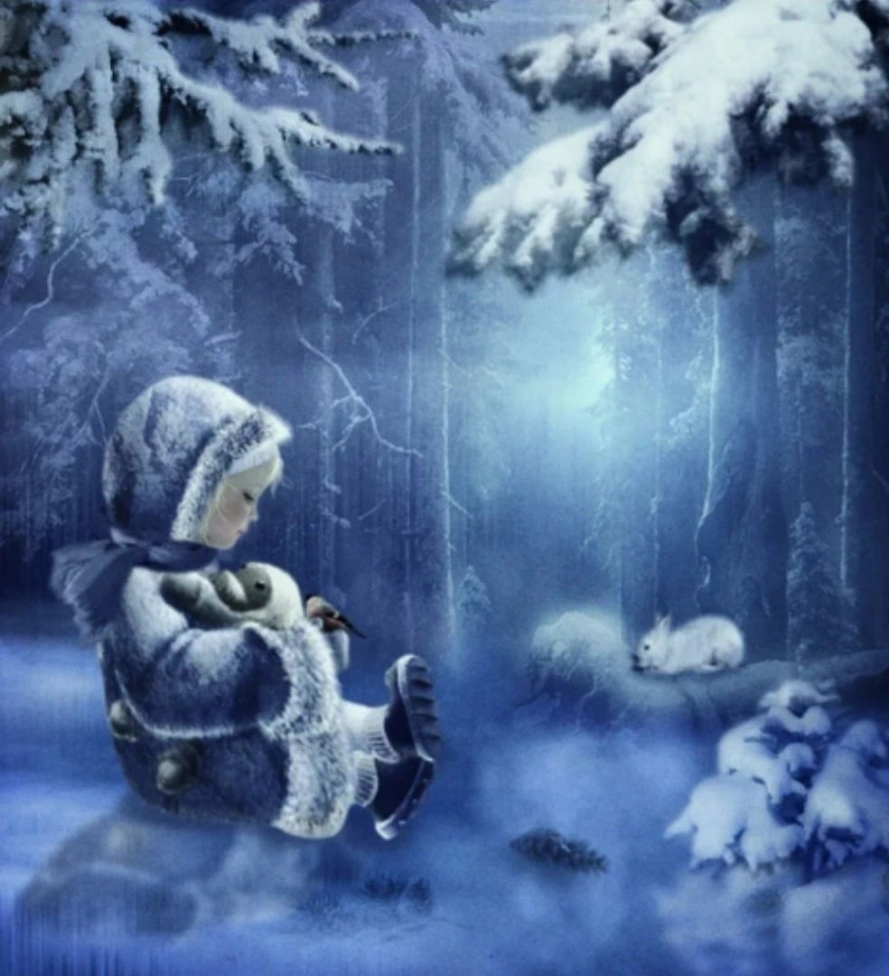 Зимняя открытка картинки. Зимняя сказка. Открытка зимняя. Чудеса зимы. Зимние иллюстрации.