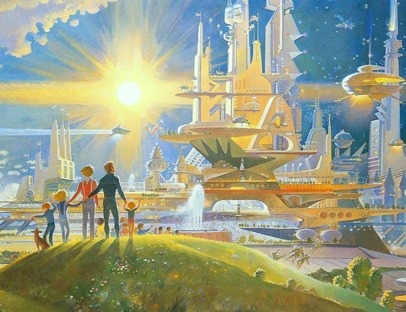Группа будущее человечества. Город в будущем. Мир будущего.