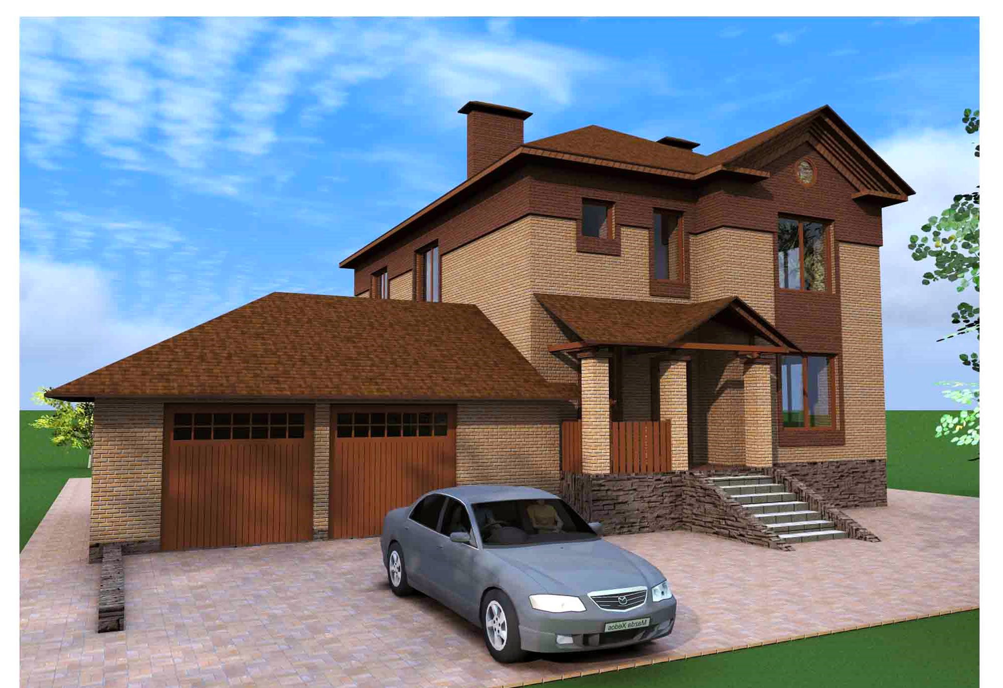 Проекты домов с двумя гаражами. Двухэтажный дом с гаражом. Красивый дом с гаражом. Двухэтажный дом с двумя гаражами. Двухэтажный дом с пристроенным гаражом.