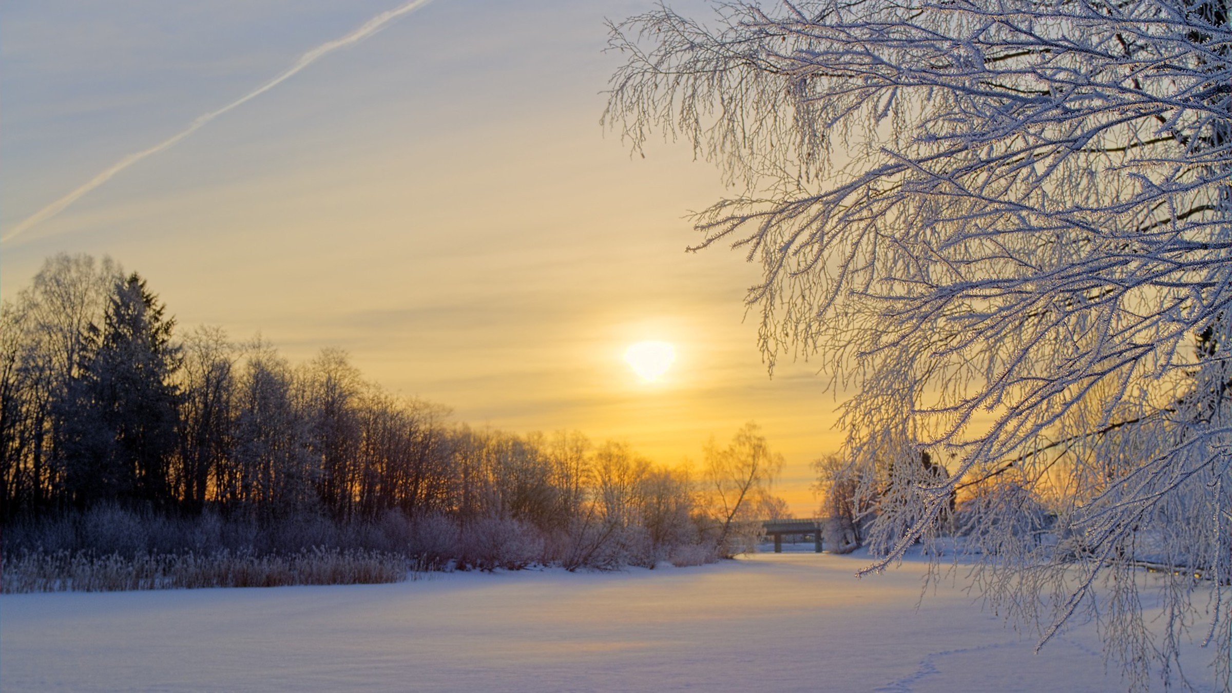 Зимнее утро. Зимний пейзаж. Февральский пейзаж. Раннее утро зимой.