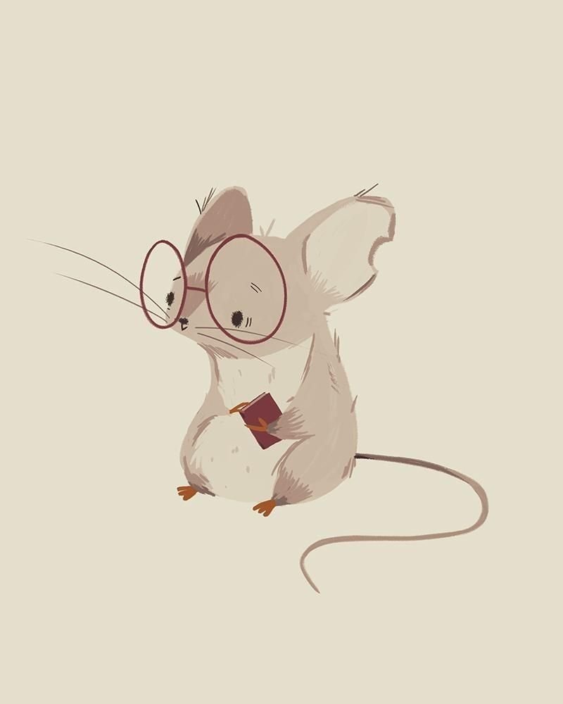 Милые рисунки крыски