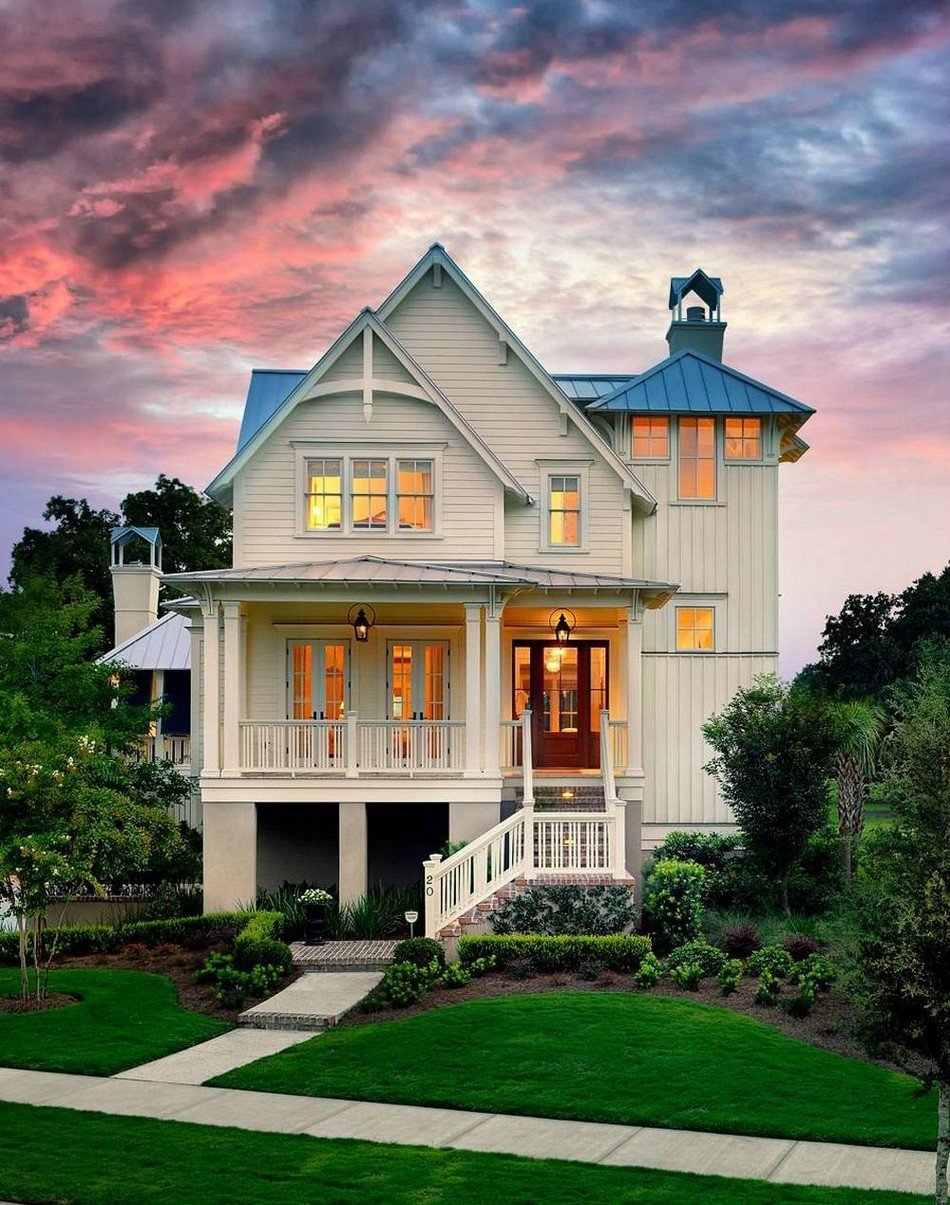 Самые красивые двухэтажные дома