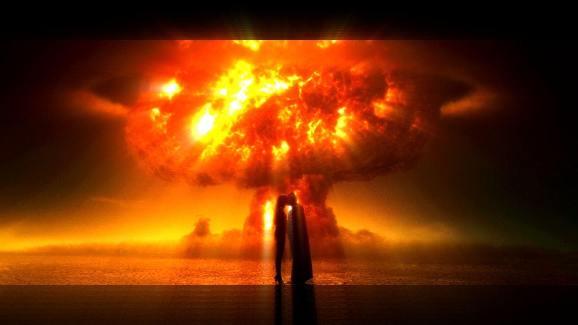 Сайт ядерного взрыва. Ядерный взрыв арт. Ядерный взрыв обои. Атомный взрыв обои.