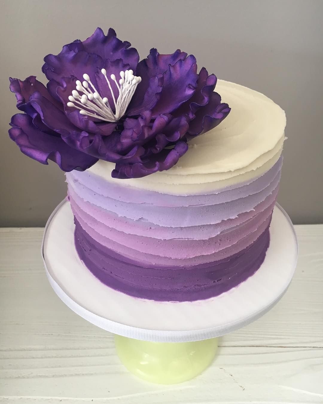 Торт фиолетовый красивый