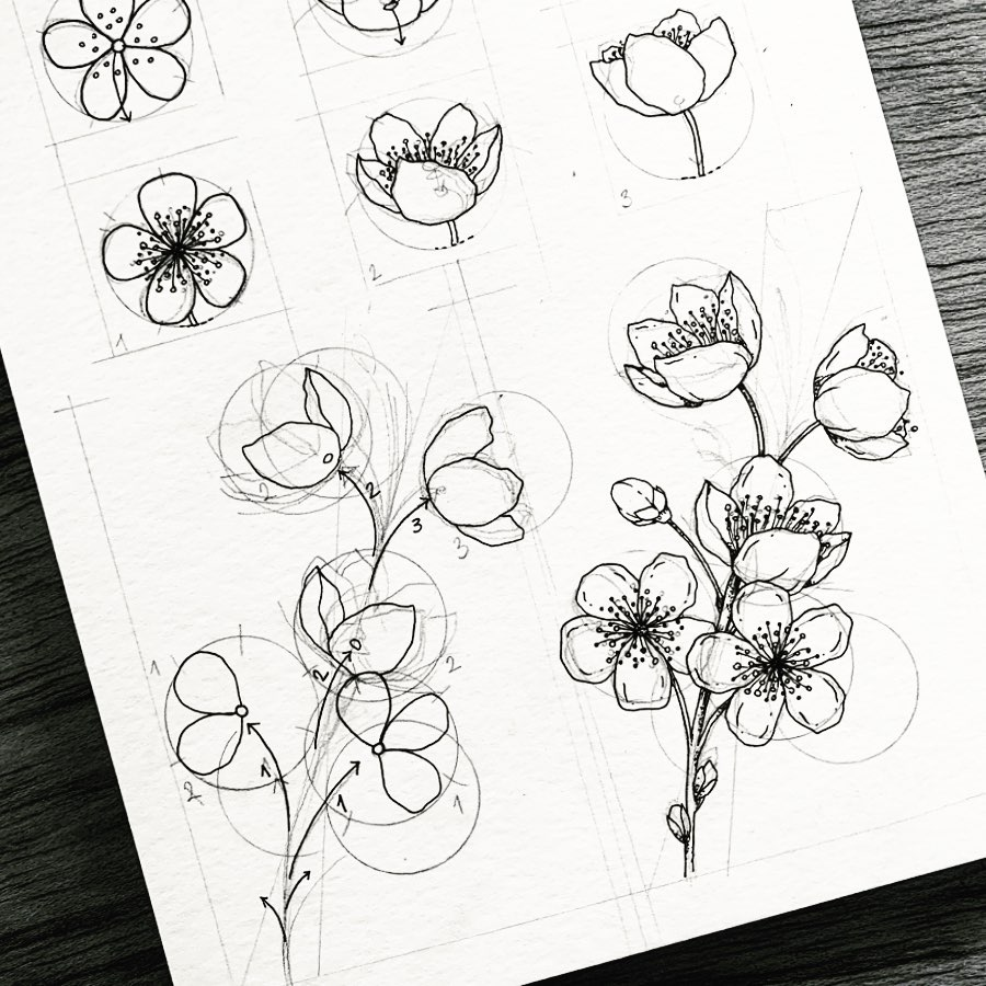 Рисование коктейльными трубочками чудесные цветочки