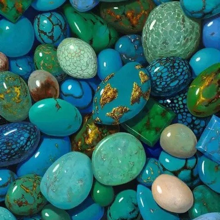 Разноцветные камушки