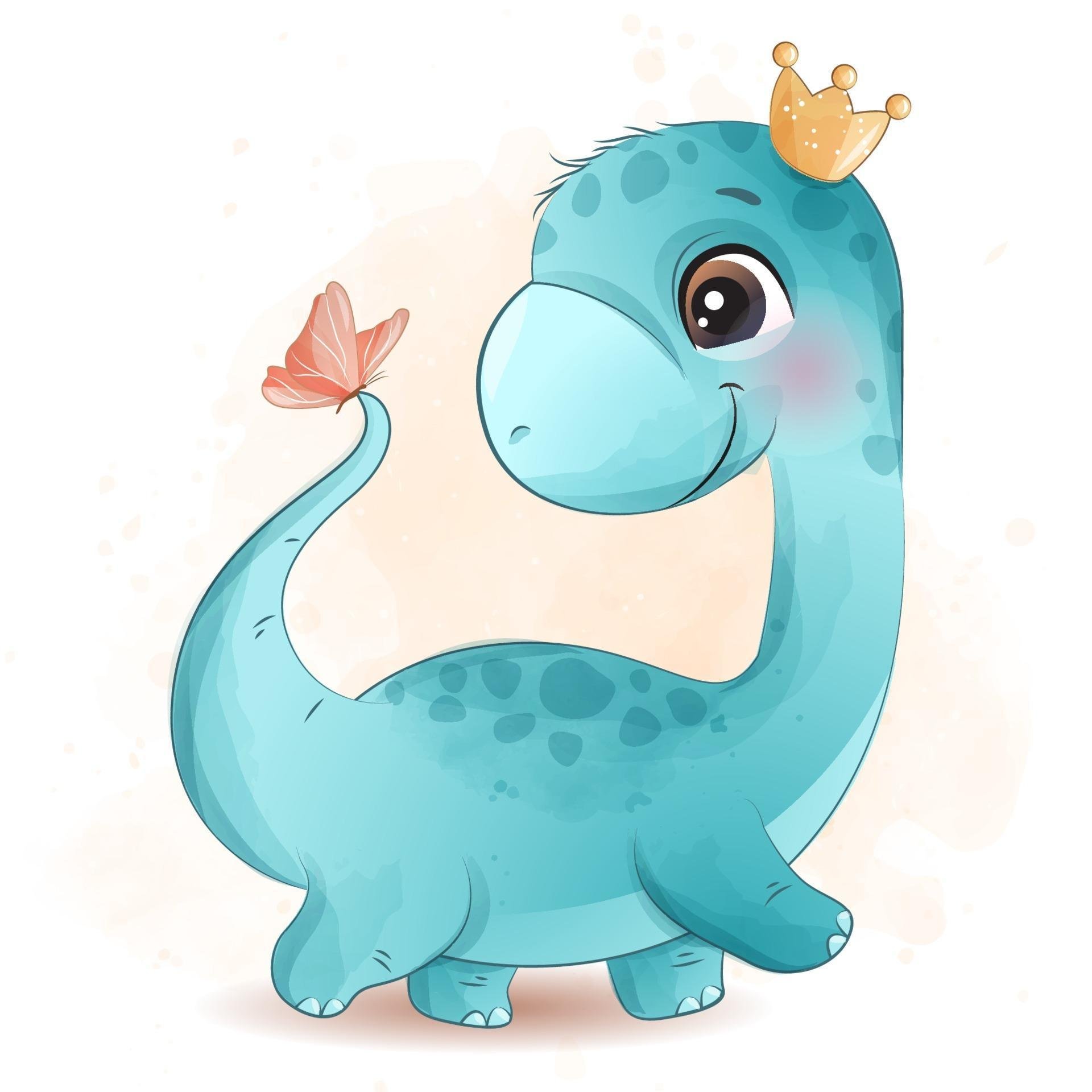 Голубой Динозаврик