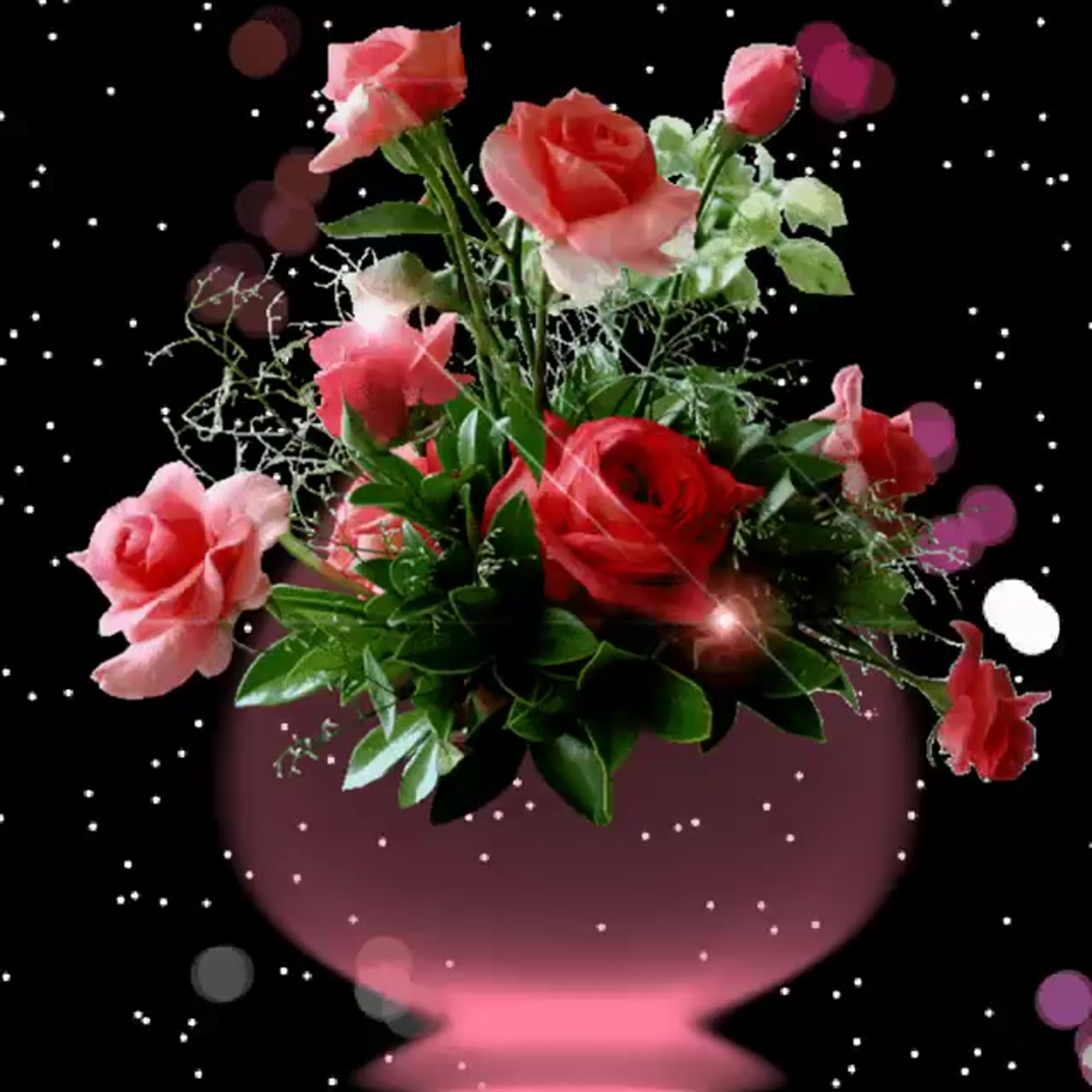 Доброго вечера красивые розы. Спокойной ночи цветы. Доброй ночи цветы. Цветы вечер. Мерцающие букеты.