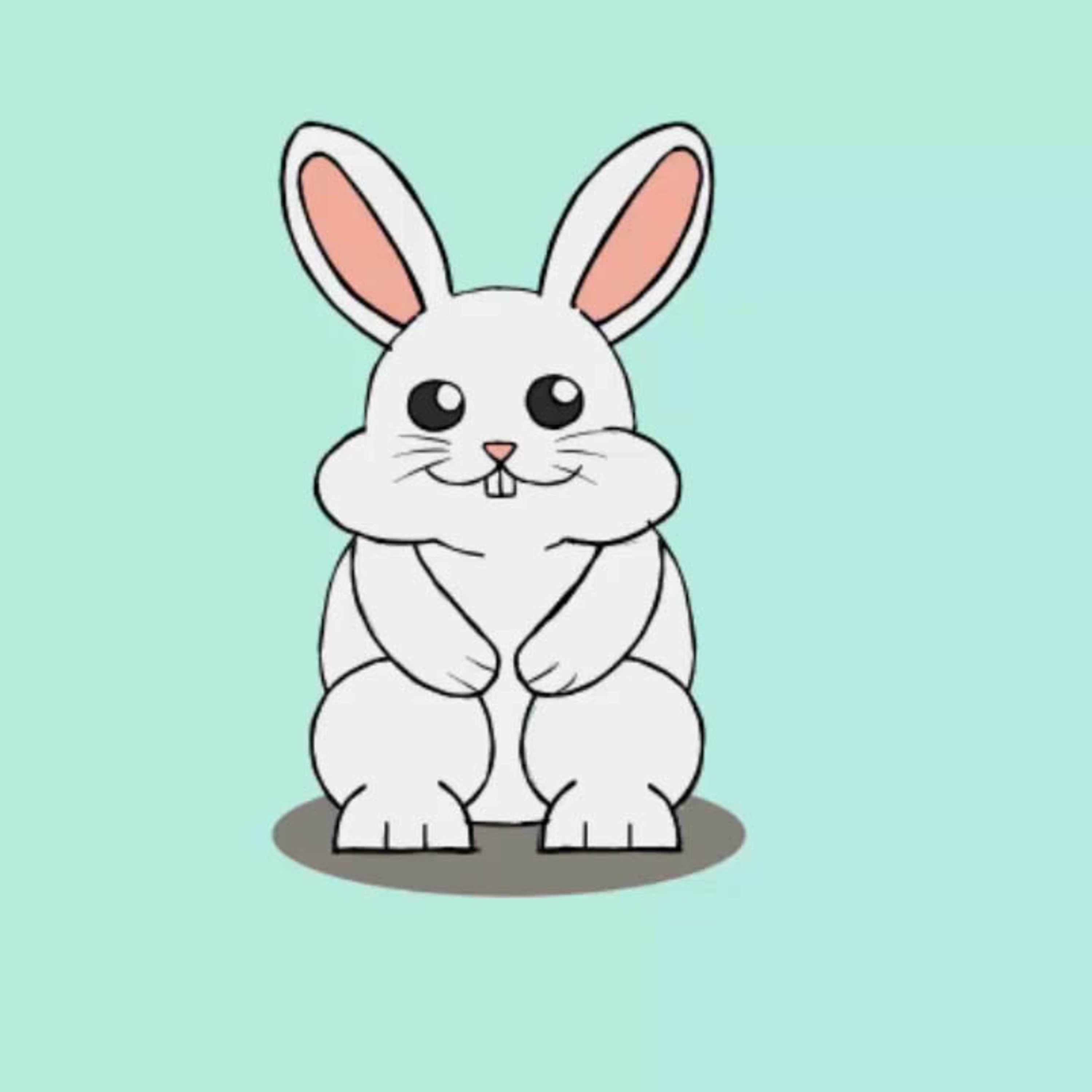 Портрет зайчика. Кролик рисунок. Рисунок кролика для срисовки. Картинки кролика для срисовки. Мультяшные кролики.