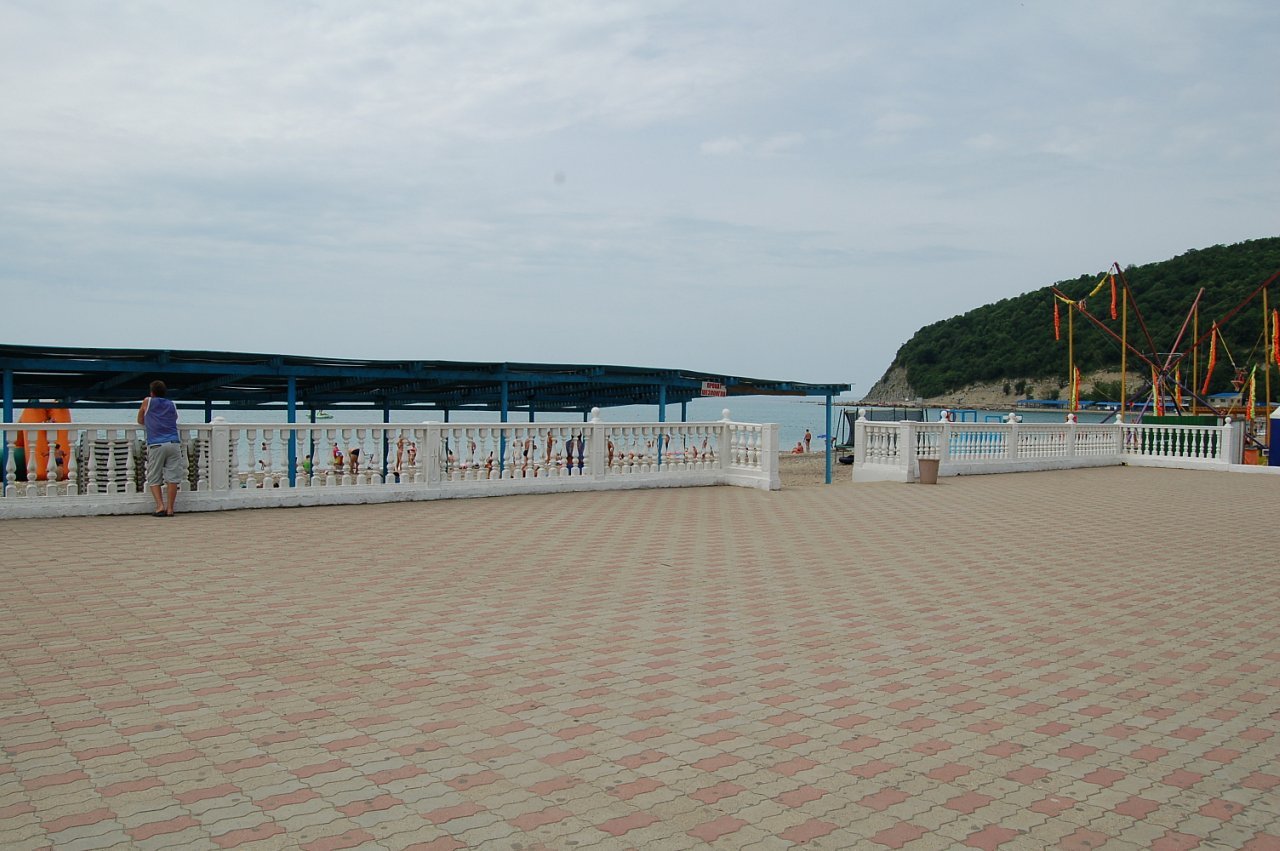 Пляж поселка джубга