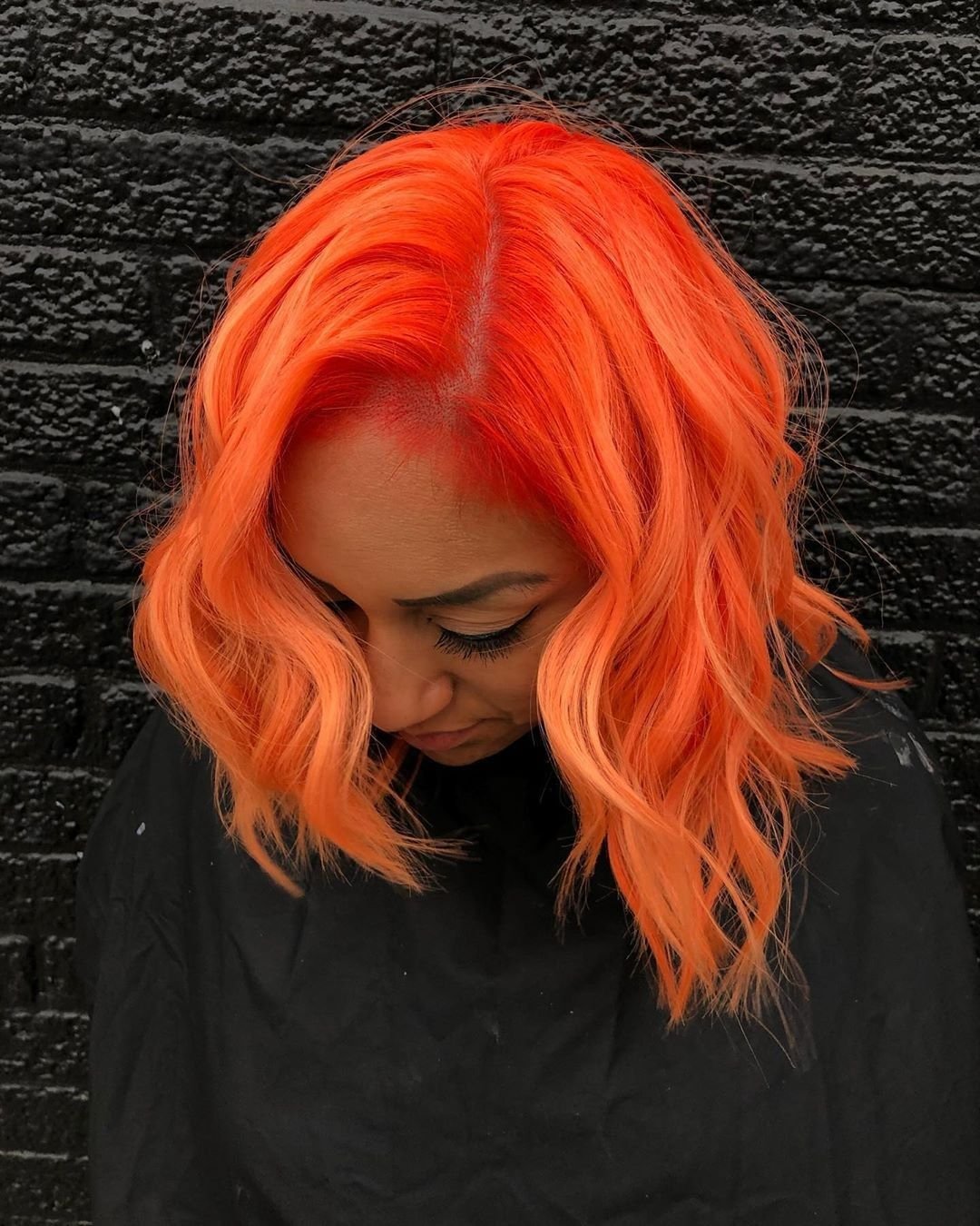 Оранжевая краска для волос яркая