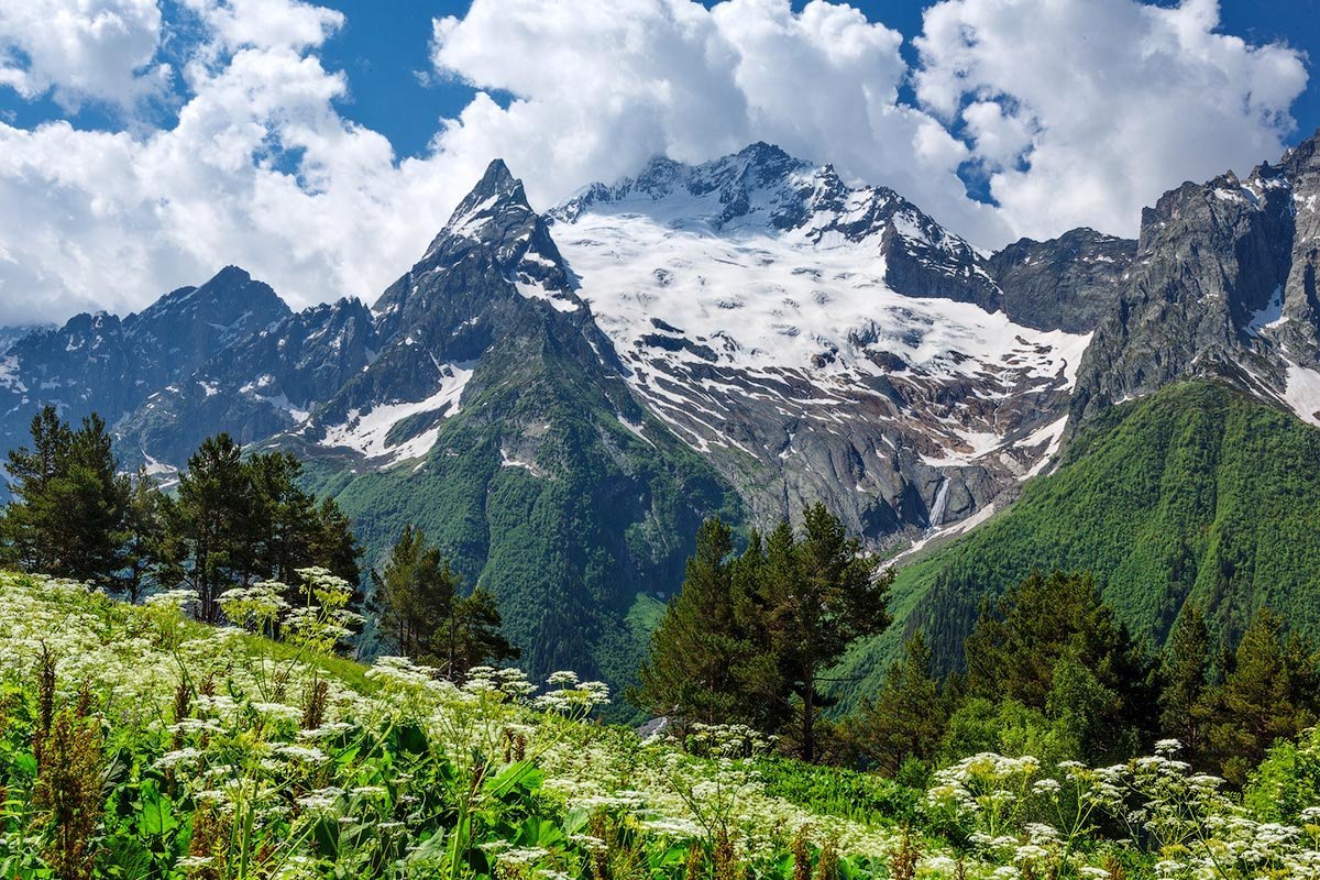 Самые красивые горы кавказа
