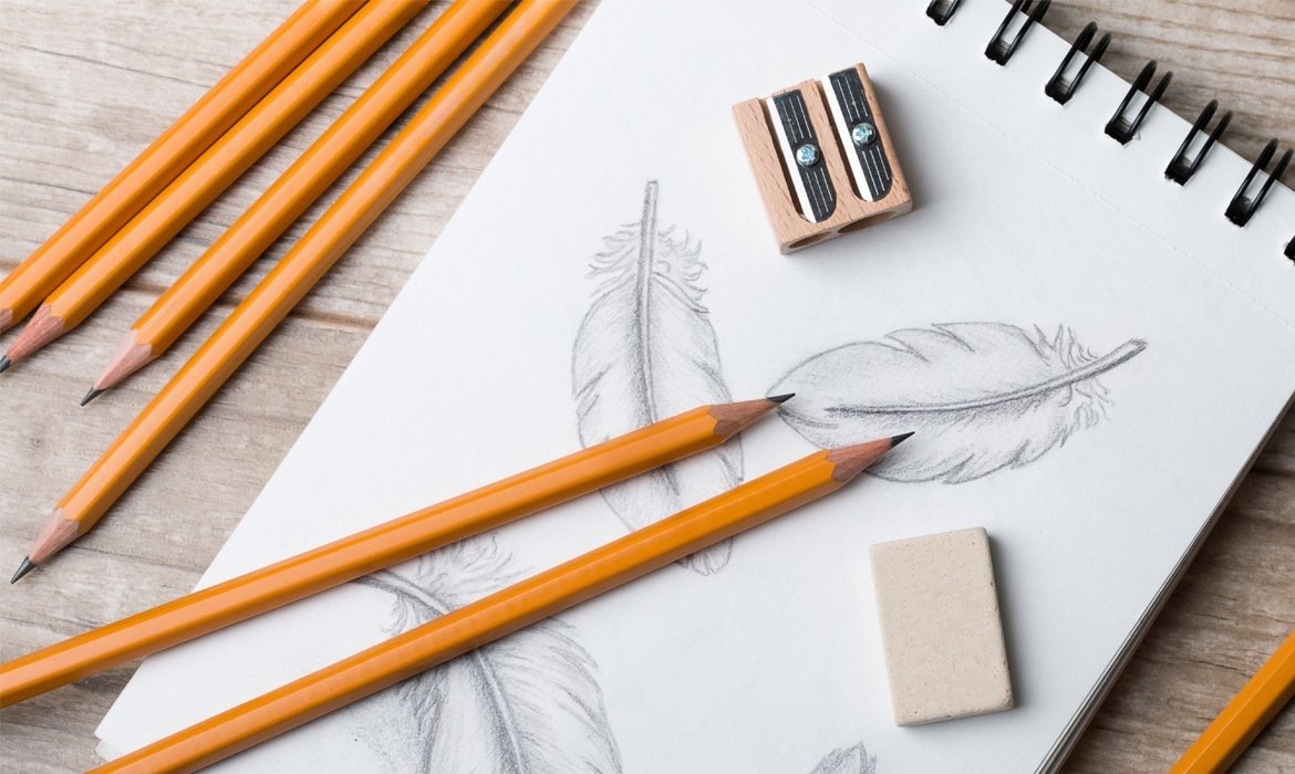 Красивые простые карандаши