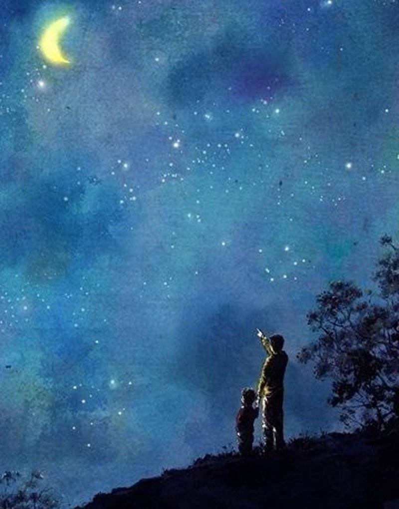 Художник рисует звездное небо подчеркни в предложении. Картина Звёздное небо. Картины ночного неба. Звезды живопись. Человек и ночное небо.