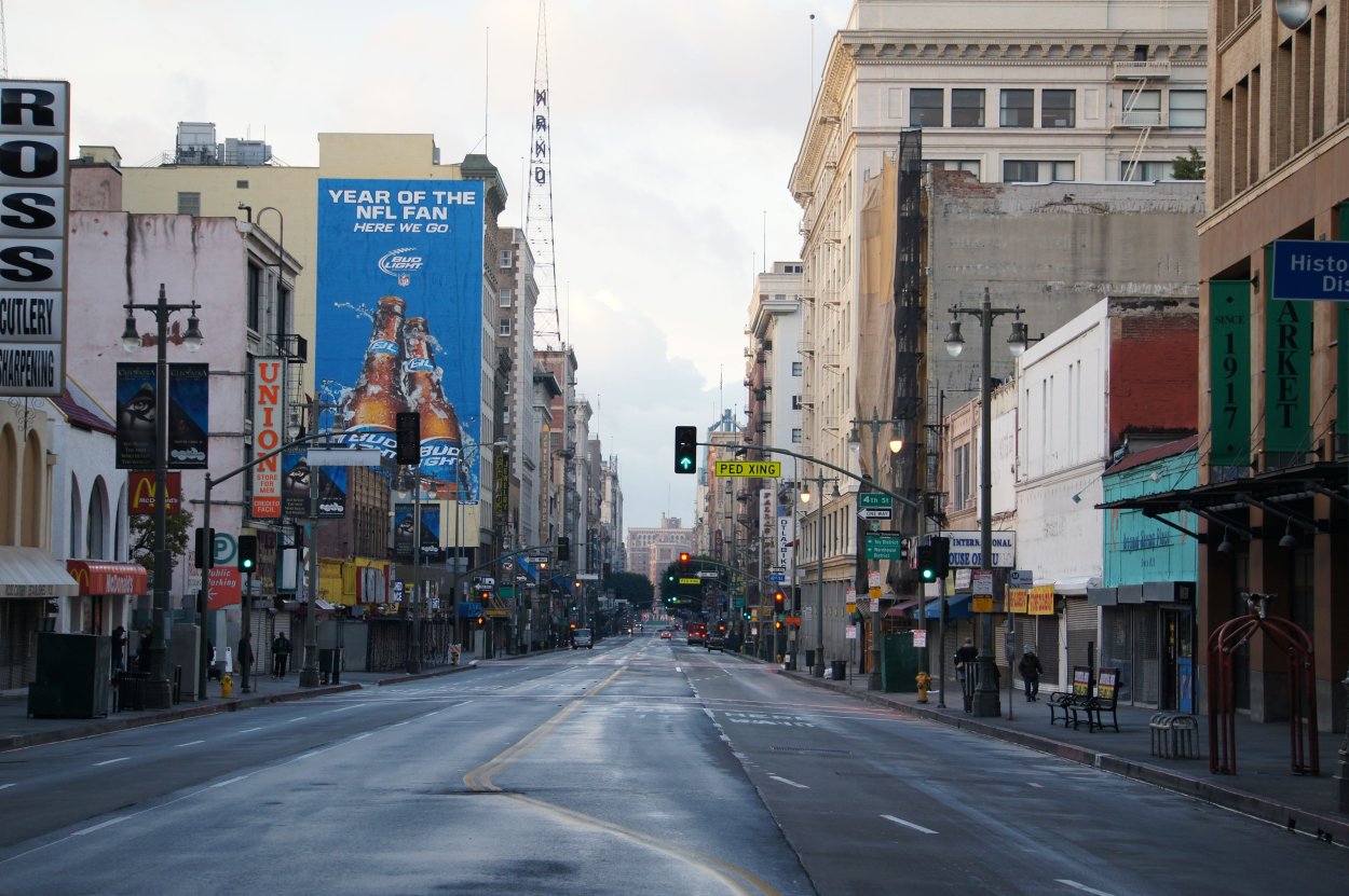 Красивые улицы лос анджелеса