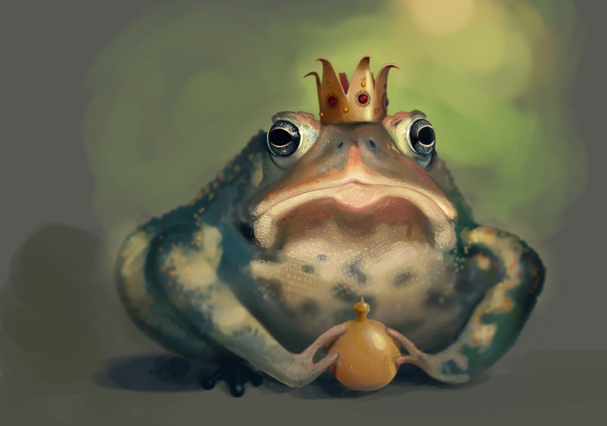 Милая жаба арт