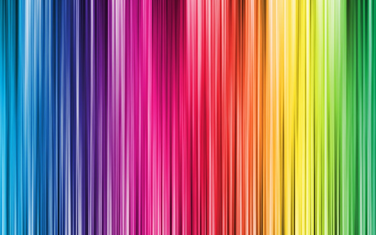 Разноцветные цвета радуги