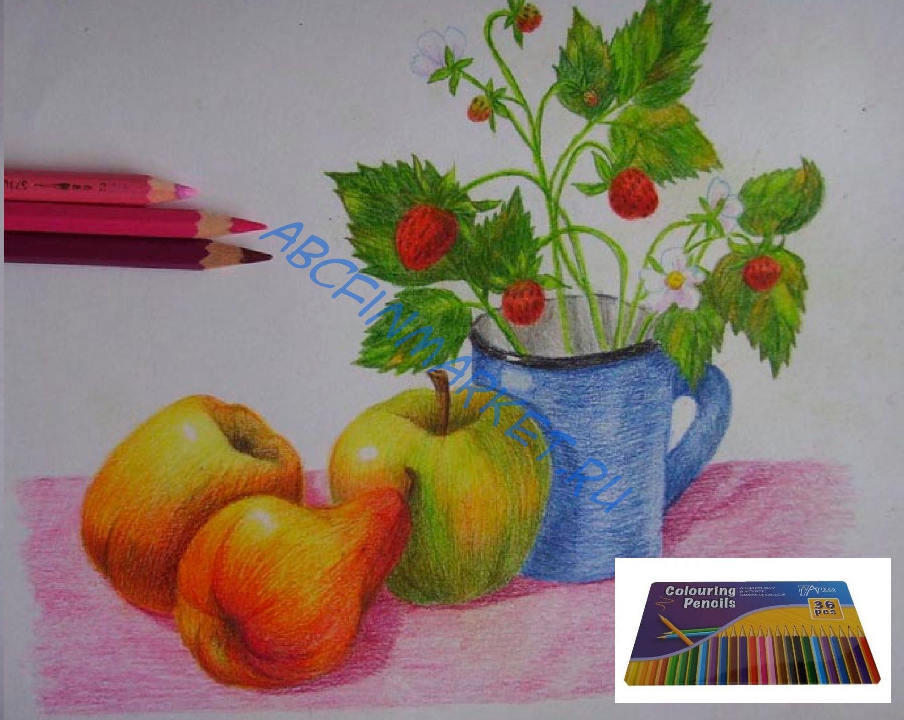 Натюрморт урок 2 класс. Натюрморт с фруктами для детей. Натюрморт с фруктами карандашом. Натюрморт с фруктами цветными карандашами. Натюрморт для детей карандашом цветным.