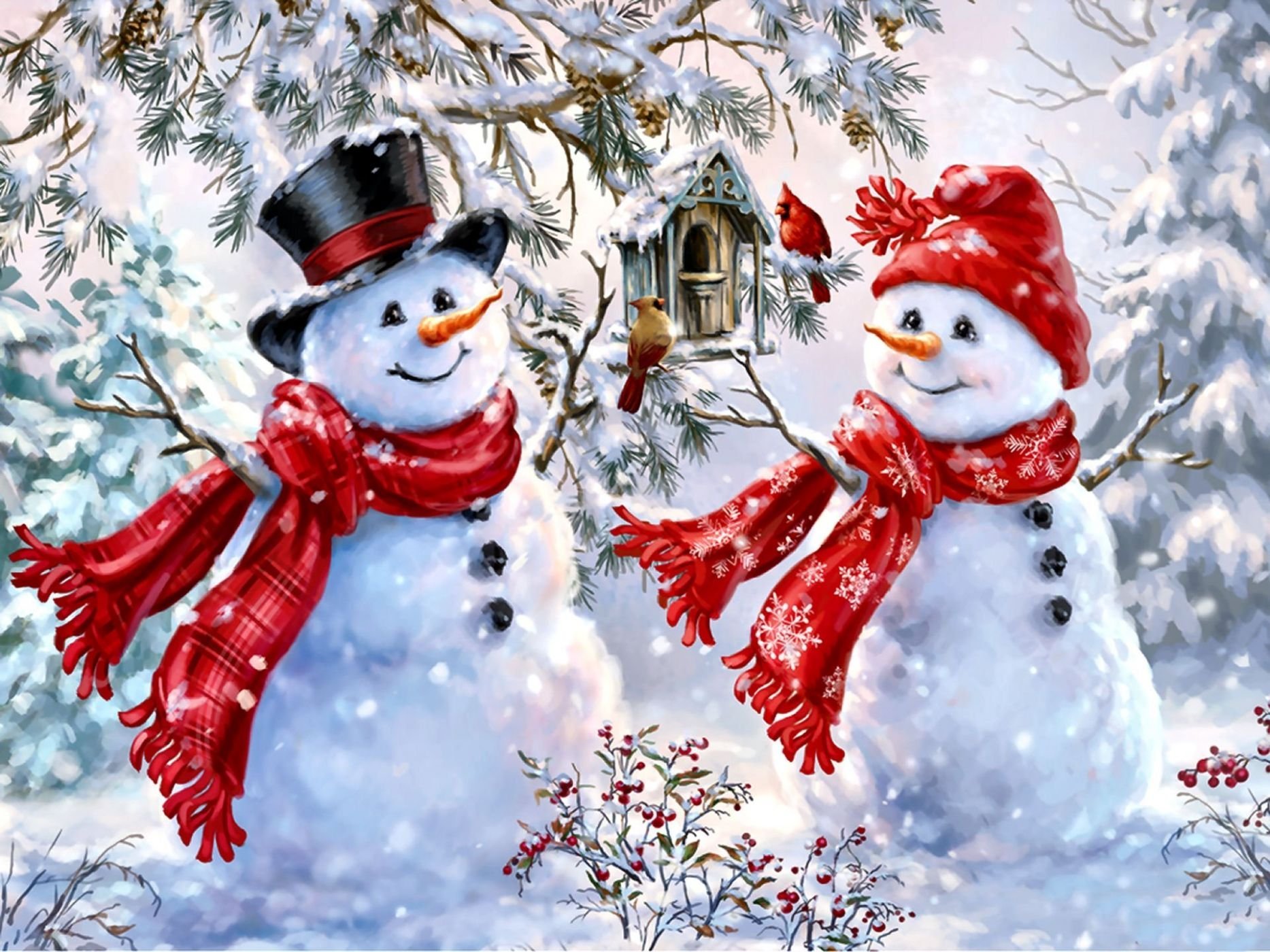 Песня счастья новый год. Дона Гельсингер. Художница Dona Gelsinger. Художница Дона Гельсингер (Dona Gelsinger) Снеговик. Новогодние картины.