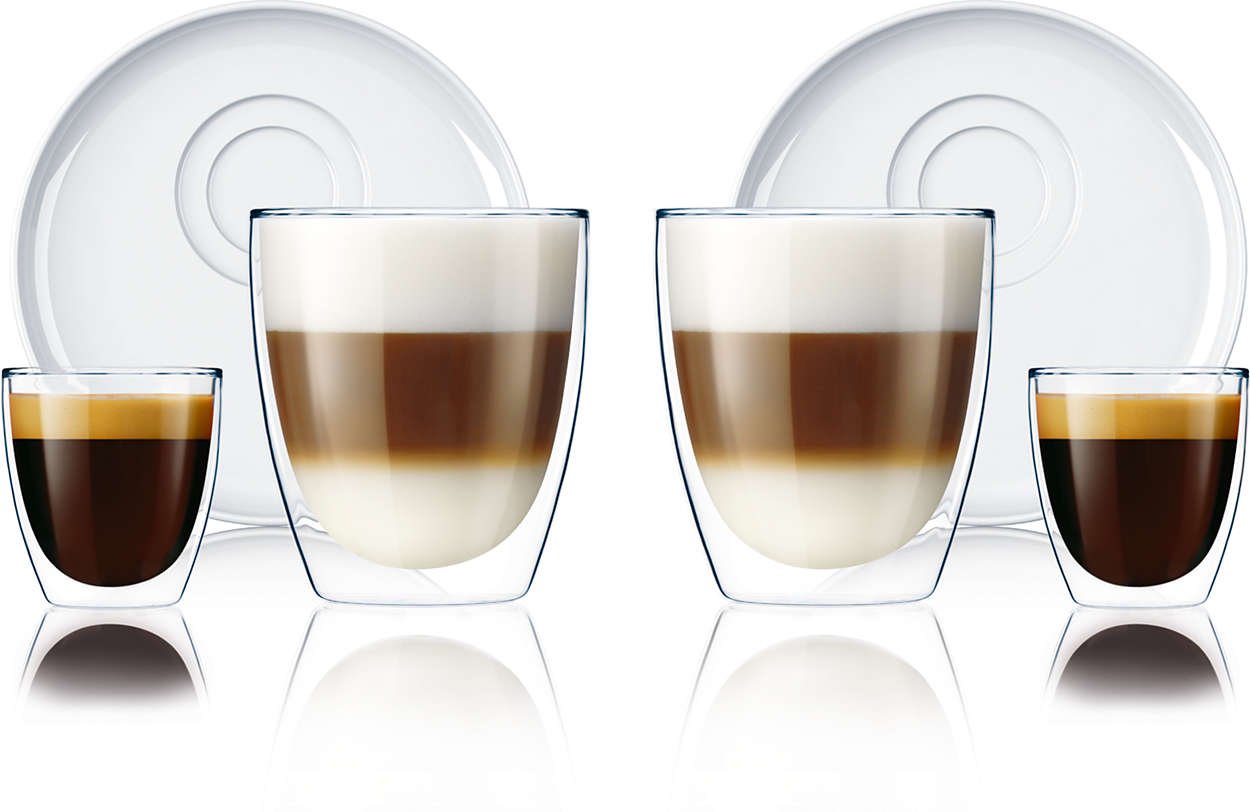 Стакан филипс. Saeco Coffee Glasses. Чашка капучино. Капучино в прозрачной чашке. Капучино в стакане.
