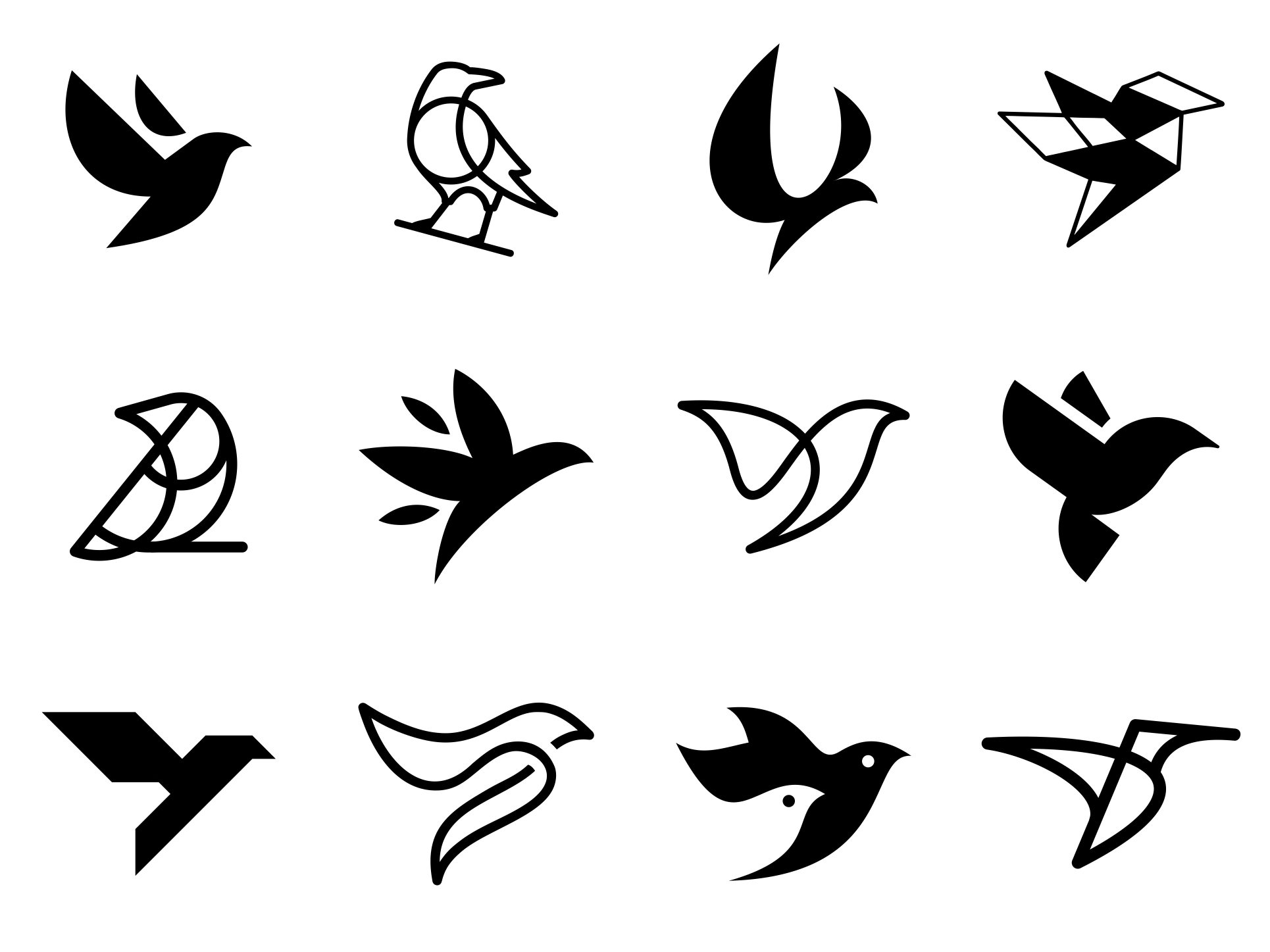 Графический знак символ. Стилизованные птицы. Символ птицы. Силуэт птицы. Стилизованное изображение птицы.